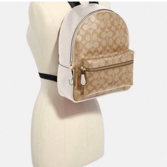 Coach Charlie Backpack In Signature Canvas F58314 - Picture 2 of 11